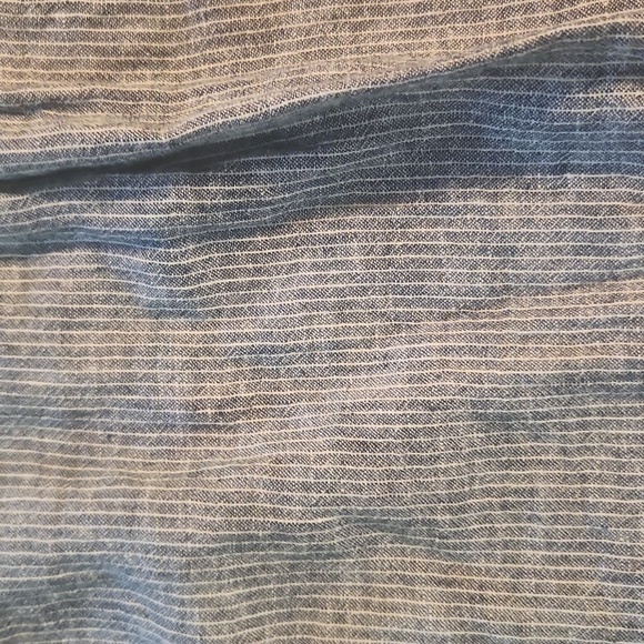 Beach Lunch Lounge Sleeveless Blue and White Striped Tunic. Size M. - Picture 3 of 6